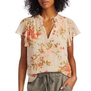 Joie silk floral ‘Marlina B’ blouse - size L